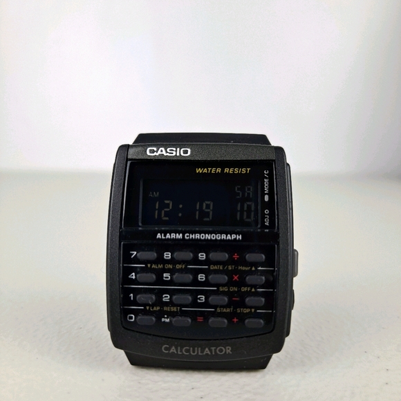 Casio Vintage Calculator Watch Black - Picture 6 of 6